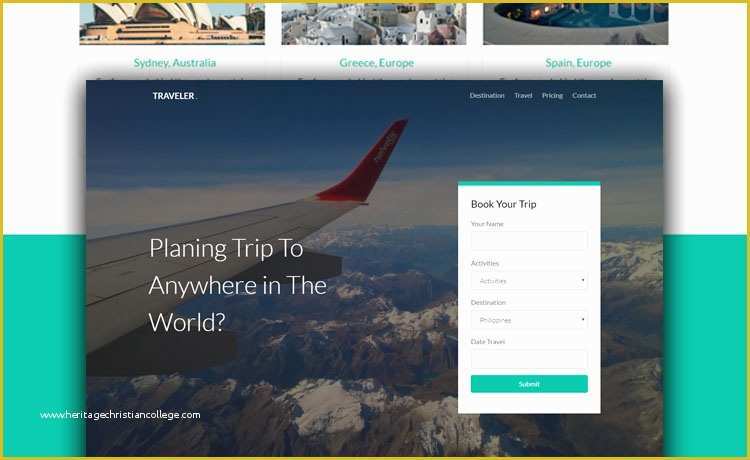 Free Travel Agency Website Templates Of Create A Beautiful Website with This Free Bootstrap Travel