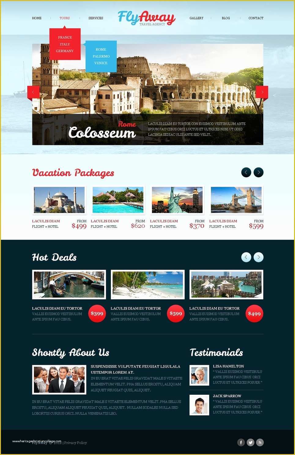 Free Travel Agency Website Templates Of Travel Agency Website Template