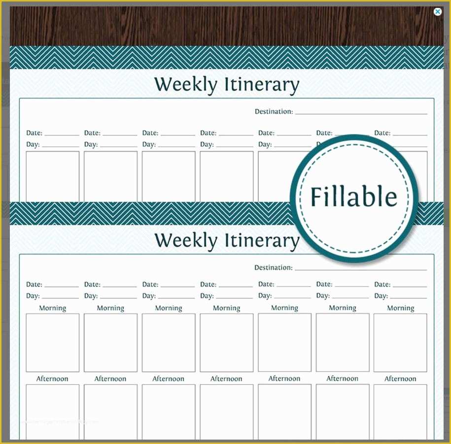 Free Travel Itinerary Planner Template Of 10 Itinerary Template Examples