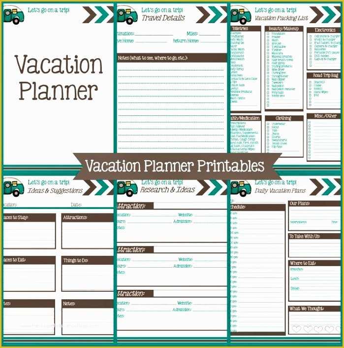 Free Travel Itinerary Planner Template Of 6 Downloadable Vacation Itinerary Planner Template