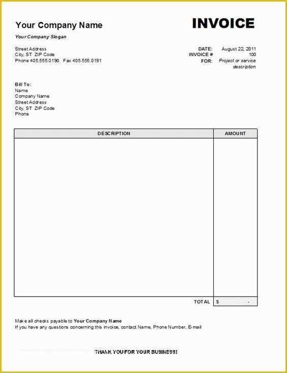 Free Tree Service Invoice Template Of Professional Services Invoice Template Free