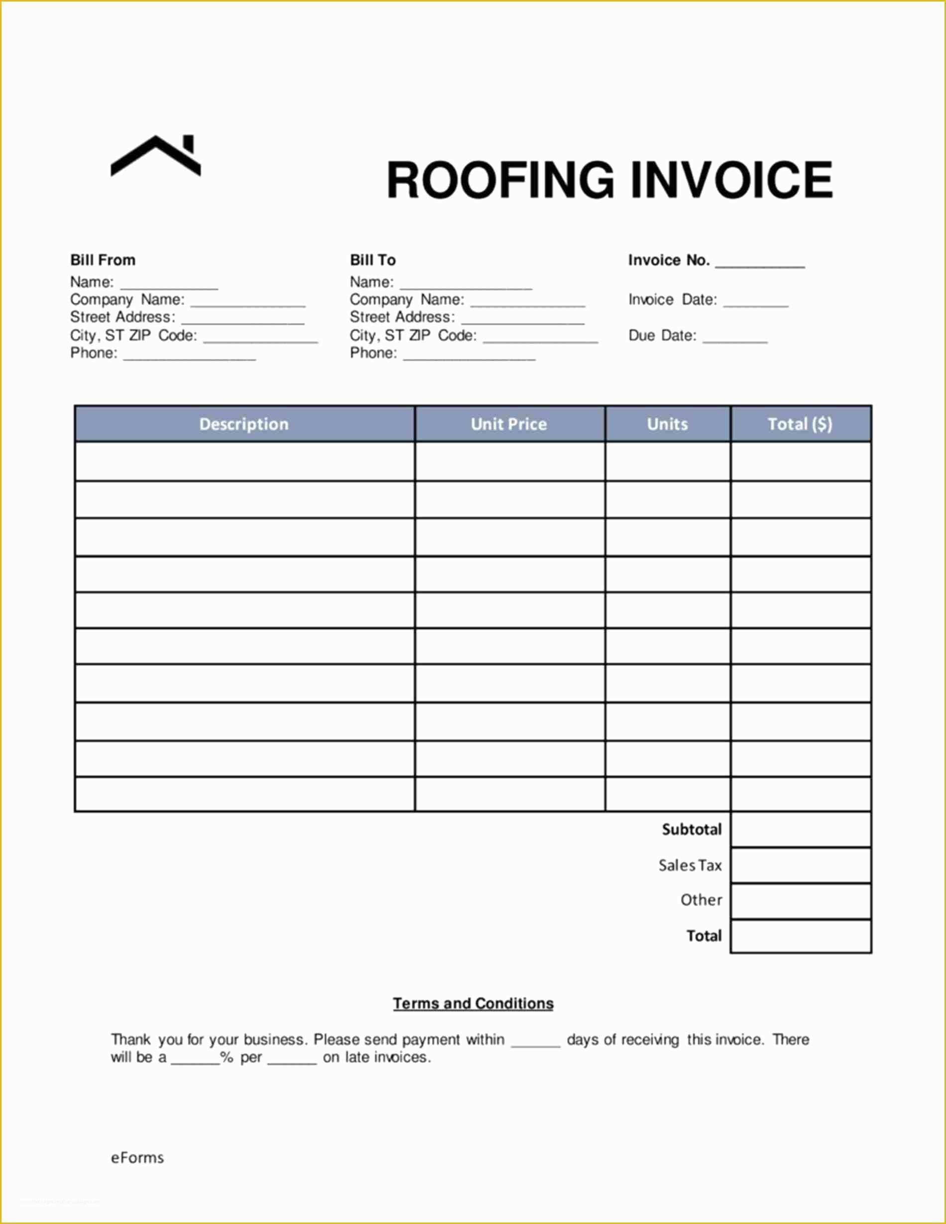 Free Tree Service Invoice Template Of Tree Service Invoice Template Free Templates Fice Cv