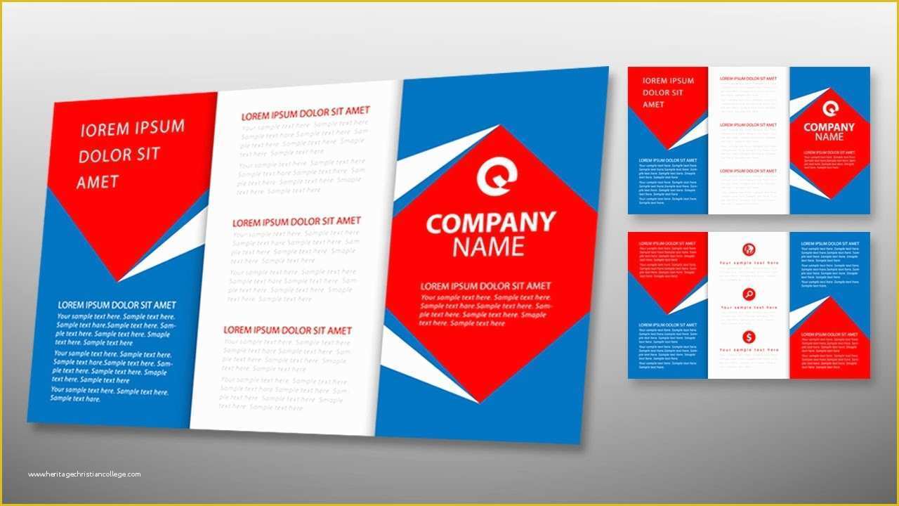 Free Tri Fold Brochure Design Templates Of Illustrator Tutorial Tri Fold Brochure Design Template