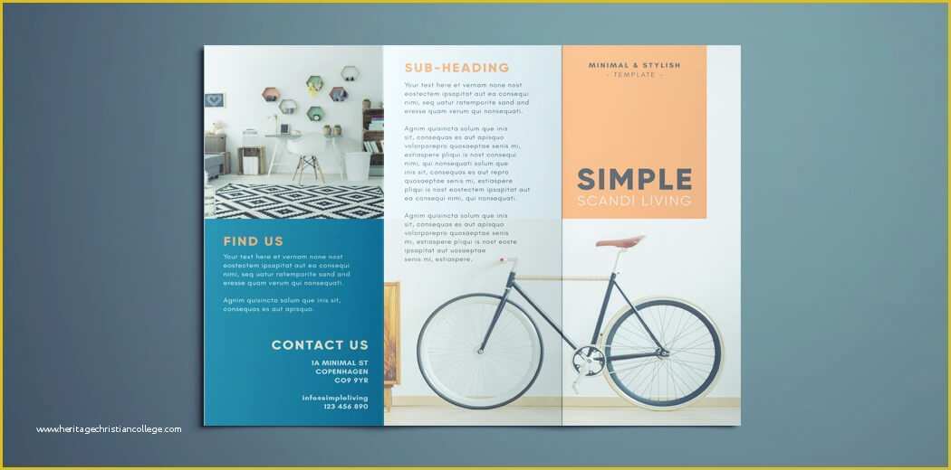 Free Tri Fold Brochure Design Templates Of Simple Tri Fold Brochure