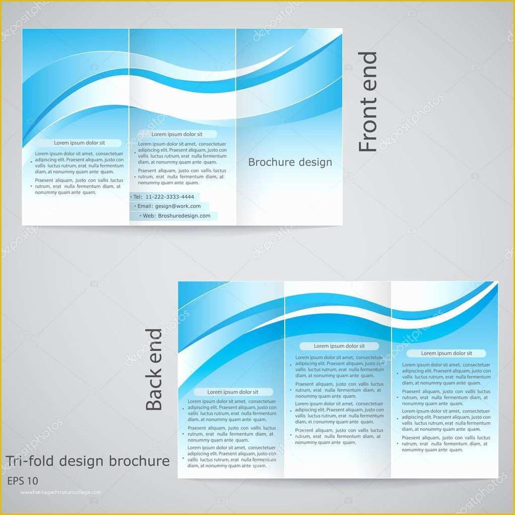 Free Tri Fold Brochure Design Templates Of Tri Fold Brochure Design Brochure Template Design with