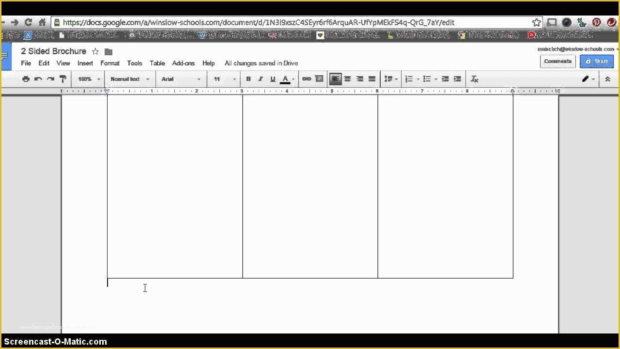 Free Tri Fold Brochure Template Google Docs Of Google Docs Template