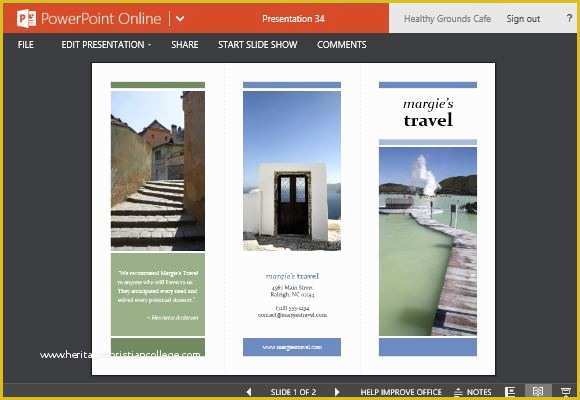 Free Tri Fold Brochure Template Powerpoint Of Free Tri Fold Brochure Templates Powerpoint Travel