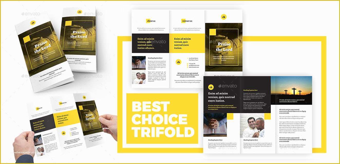 Free Tri Fold Church Bulletin Templates Of 18 Church Brochure Templates for Modern Churches