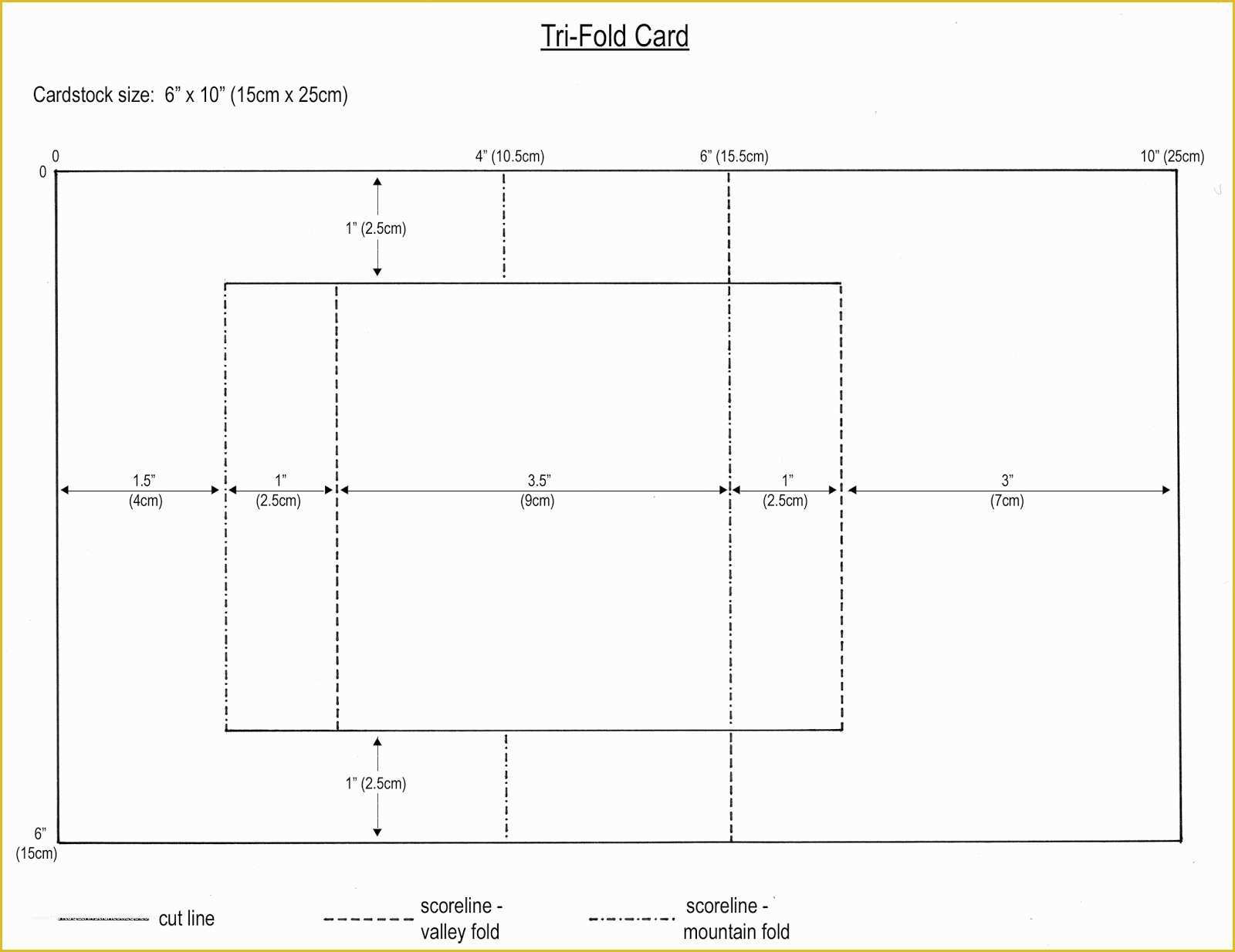 Free Tri Fold Template Of From My Craft Room Tri Fold Card Template