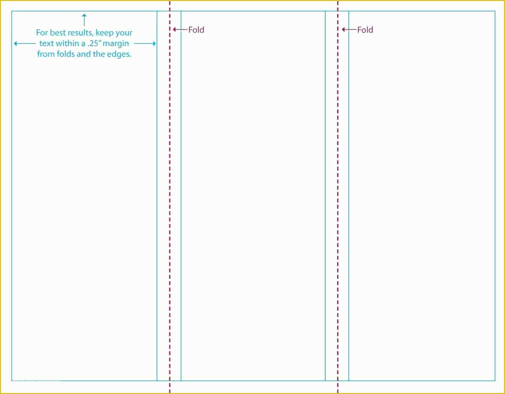 Free Tri Fold Template Of Tri Fold Brochure Template