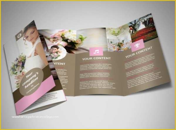 Free Tri Fold Wedding Brochure Templates Of 17 Wedding Brochure Designs Templates Ai Psd Docs Pages
