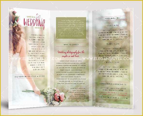 Free Tri Fold Wedding Brochure Templates Of 40 Free Professional Tri Fold Brochures for Business