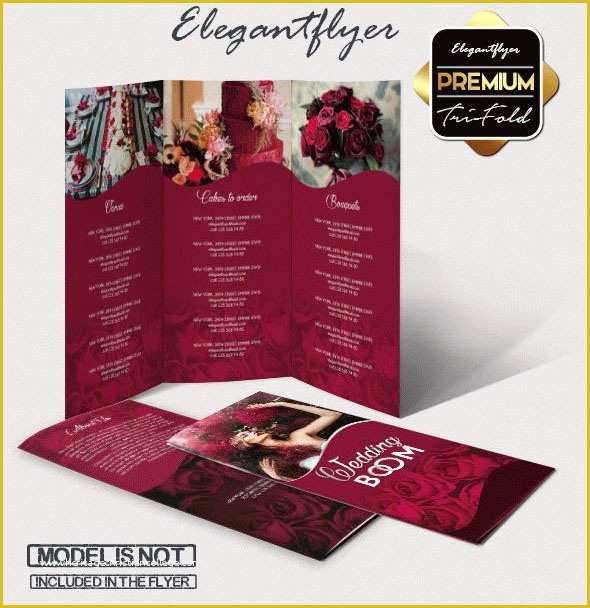Free Tri Fold Wedding Brochure Templates Of 75 Free Must Have Wedding Templates for Designers