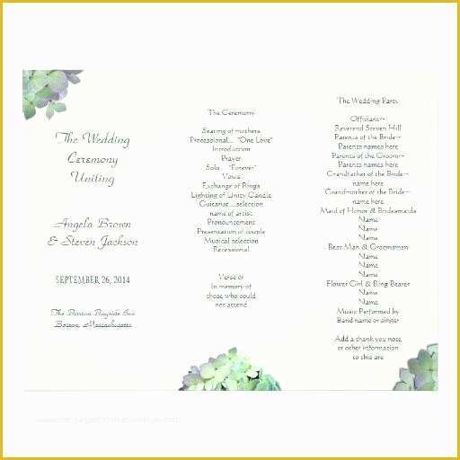 Free Tri Fold Wedding Brochure Templates Of New Layered Wedding Program Template Awesome Tri Fold