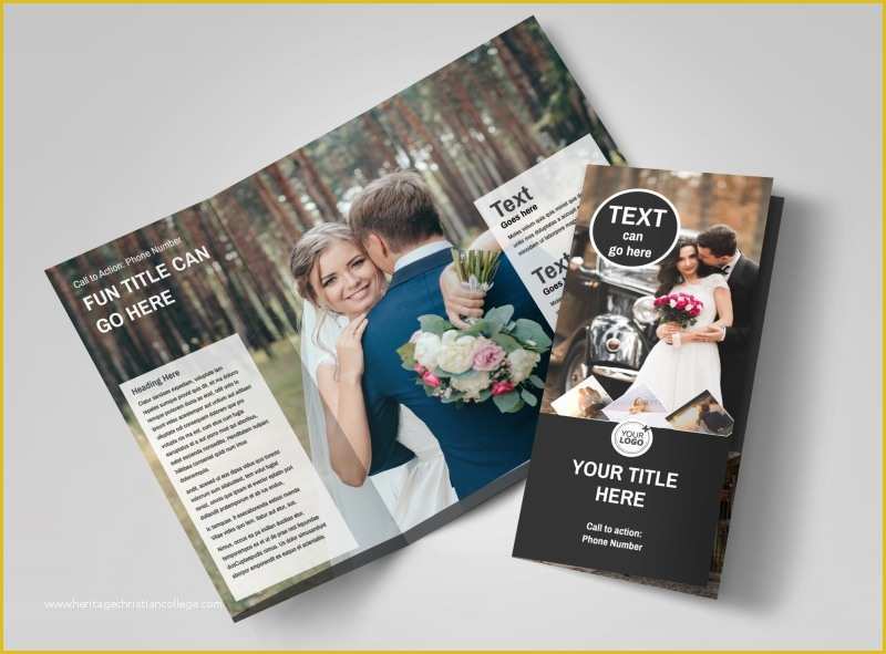 Free Tri Fold Wedding Brochure Templates Of Wedding Graphy Package Brochure Template