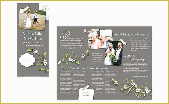 Free Tri Fold Wedding Brochure Templates Of Wedding Pamphlet Template