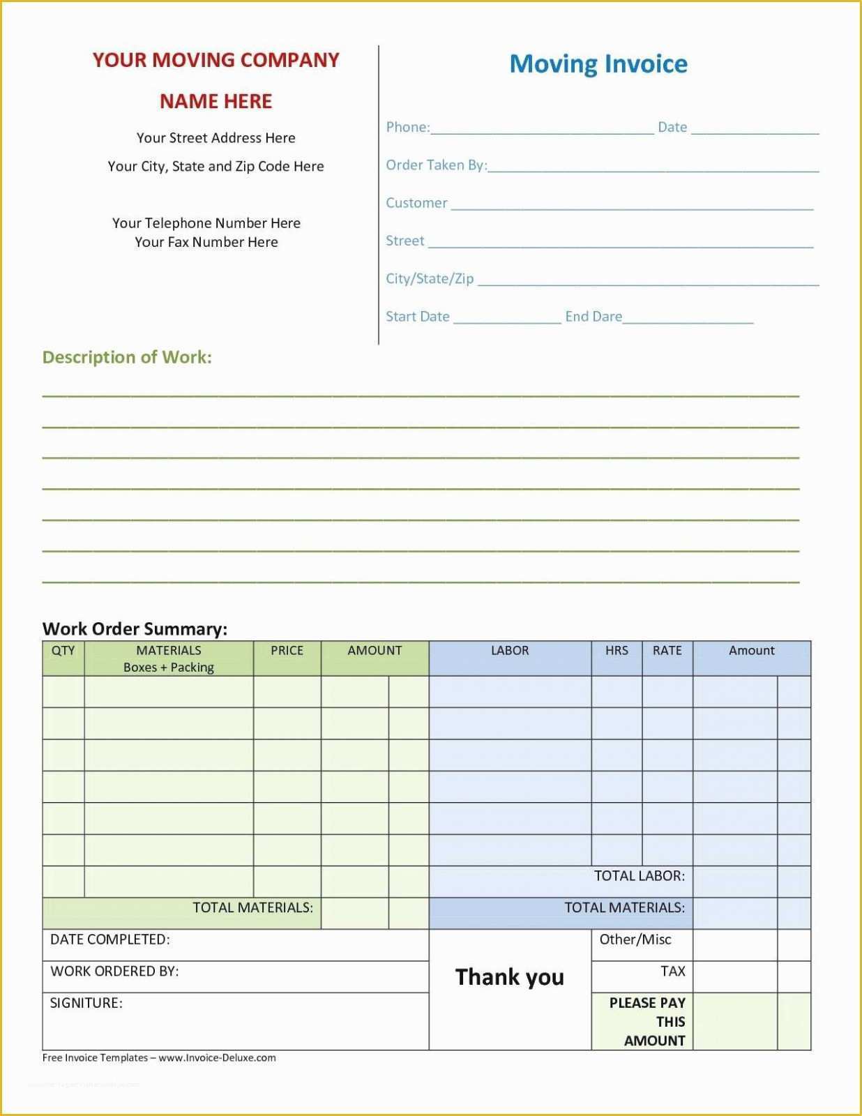 Free Trucking Invoices Templates Of Seven Precautions You Must