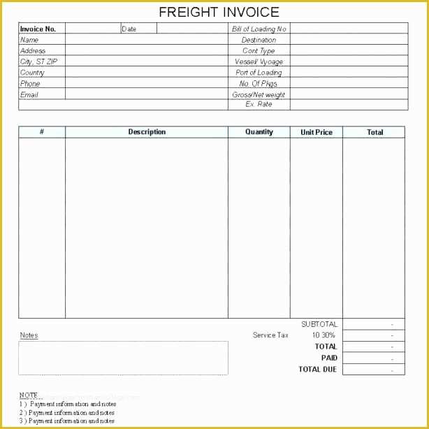 Free Trucking Invoices Templates Of Trucking Invoices W K Trucking Inc Has A Customized