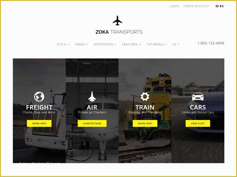 Free Trucking Website Templates Of 10 Transportation Joomla Website Templates & themes