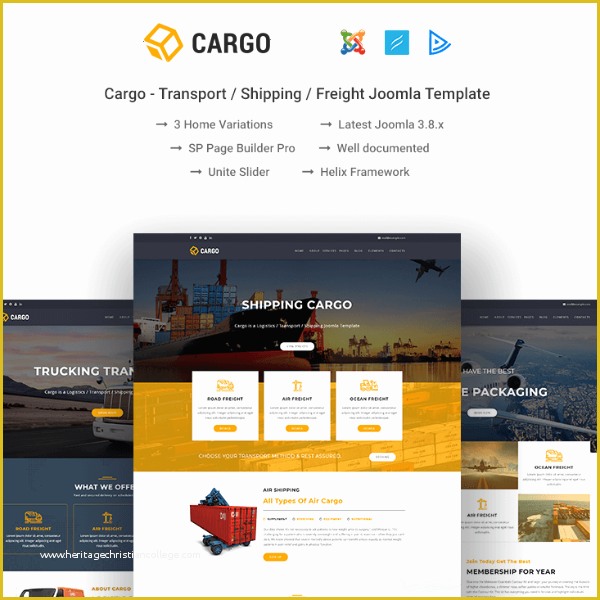 Free Trucking Website Templates Of 17 Trucking Logistics Website themes & Templates