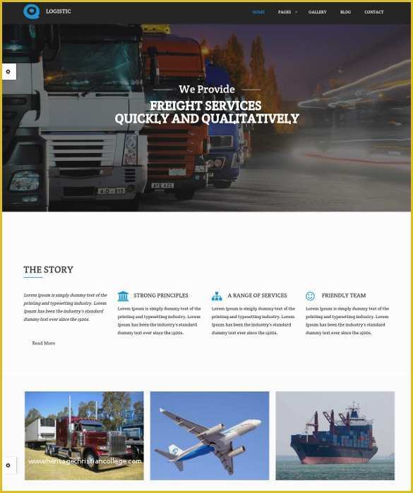 Free Trucking Website Templates Of 34 Transportation Website themes &amp; Templates