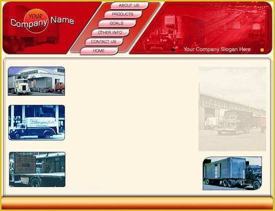 Free Trucking Website Templates Of Truck Web Site Templates – Over Millions Vectors Stock