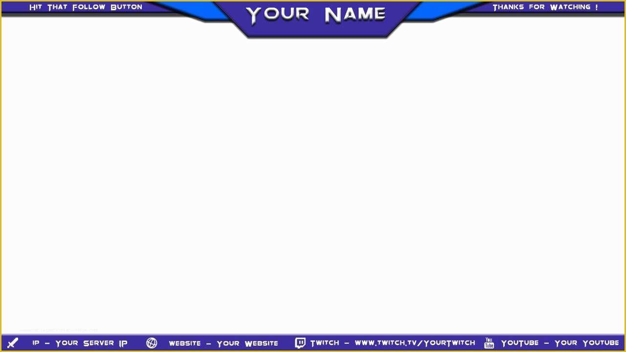 Free Twitch Overlay Template Of 15 Twitch Stream Overlay Psd Twitch Stream