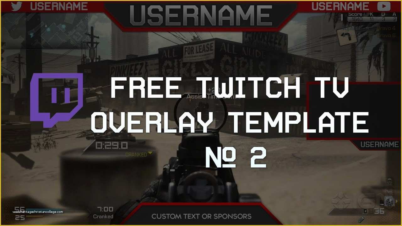 Free Twitch Overlay Template Of Free Twitch Overlay Template Download Psd 2