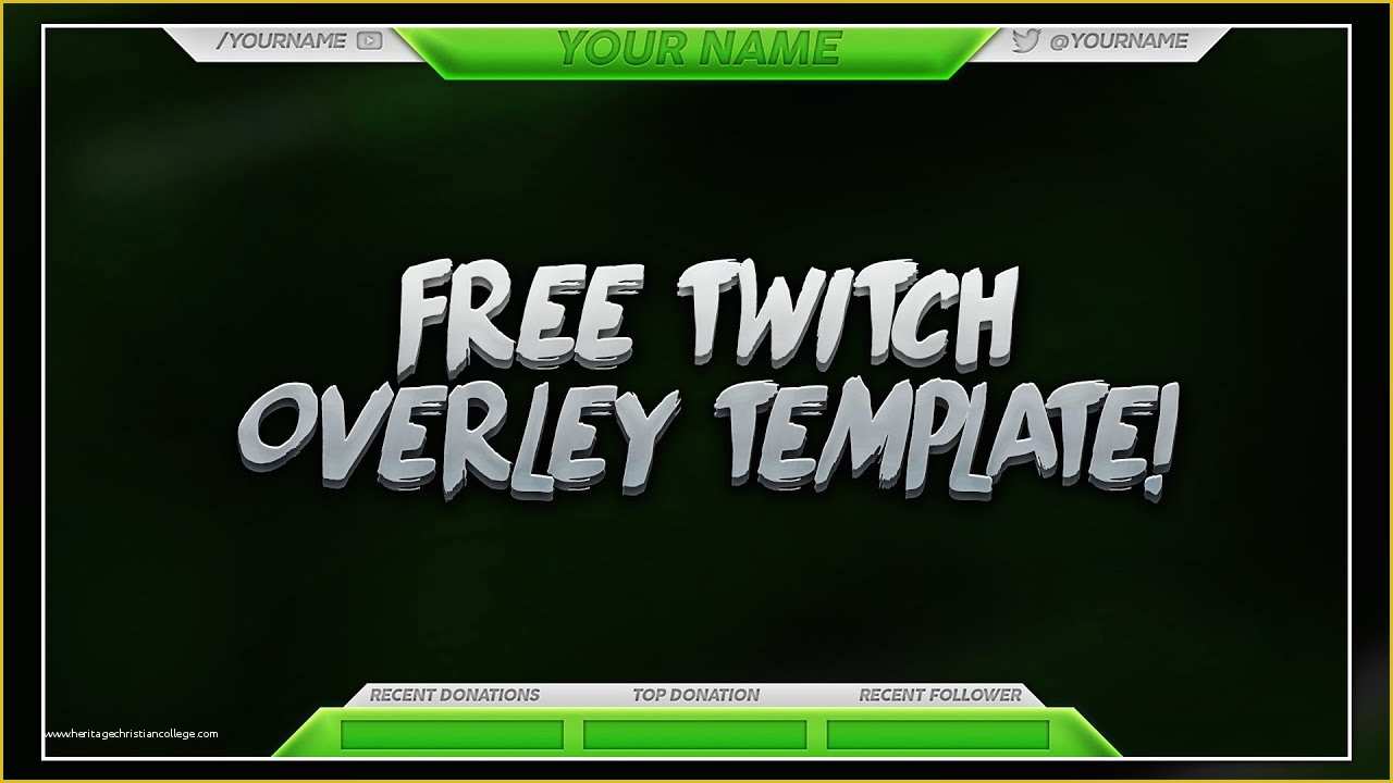 Free Twitch Overlay Template Of Free Twitch Overlay Template Psd Free Download Free