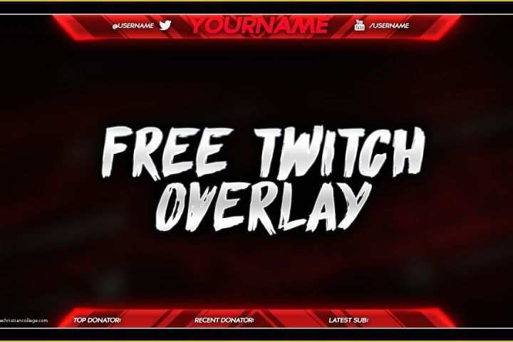 Free Twitch Overlay Template Of Free Twitch Overlay Template Psd Free Download Free