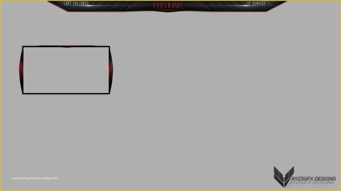 Free Twitch Overlay Template Of Overlay [free Twitch Template] 1 by Ayzs On Deviantart