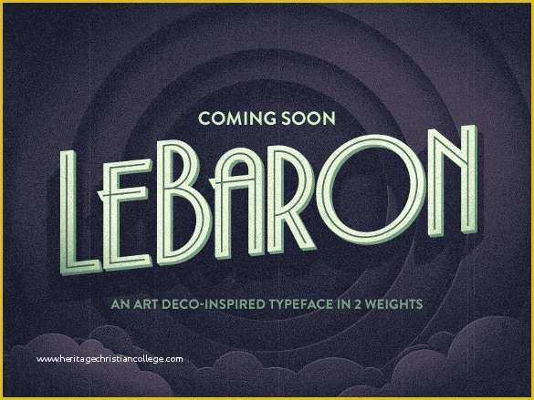 Free Typography Templates Of 21 Most Beautiful Art Deco Fonts to Inspire You