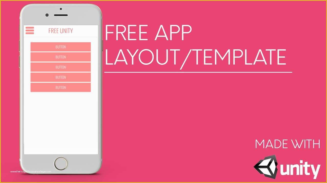 Free Typography Templates Of Free App Template Layout