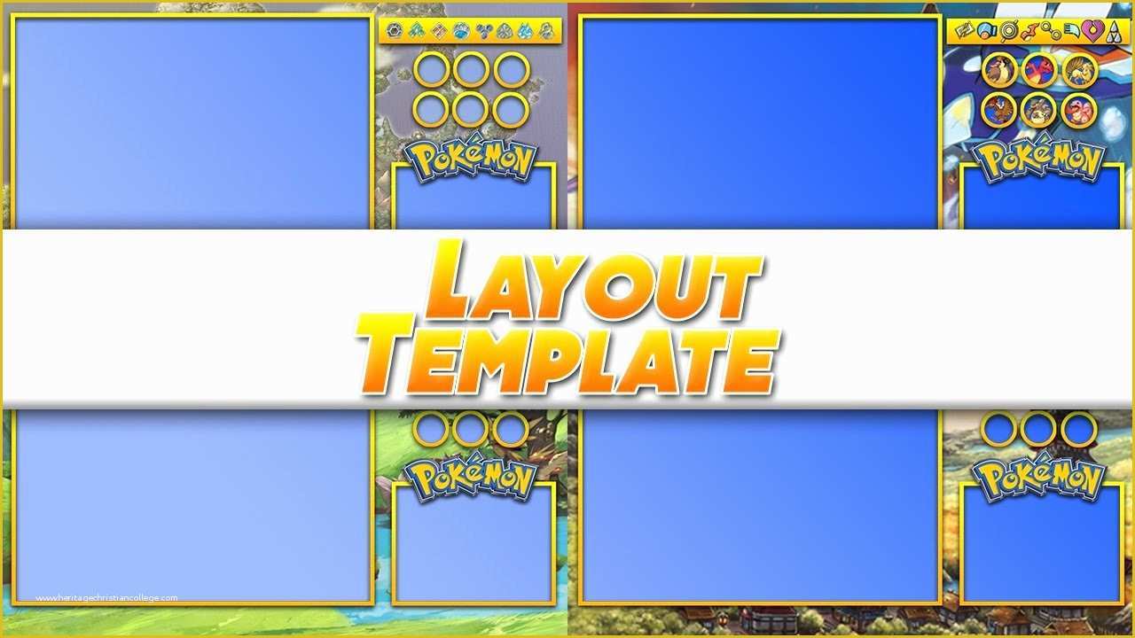 Free Typography Templates Of Free Templates Pokemon Layout Template