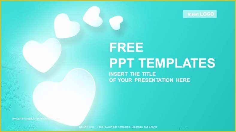 Free Typography Templates Of Love Hearts Abstract Powerpoint Templates Download Free