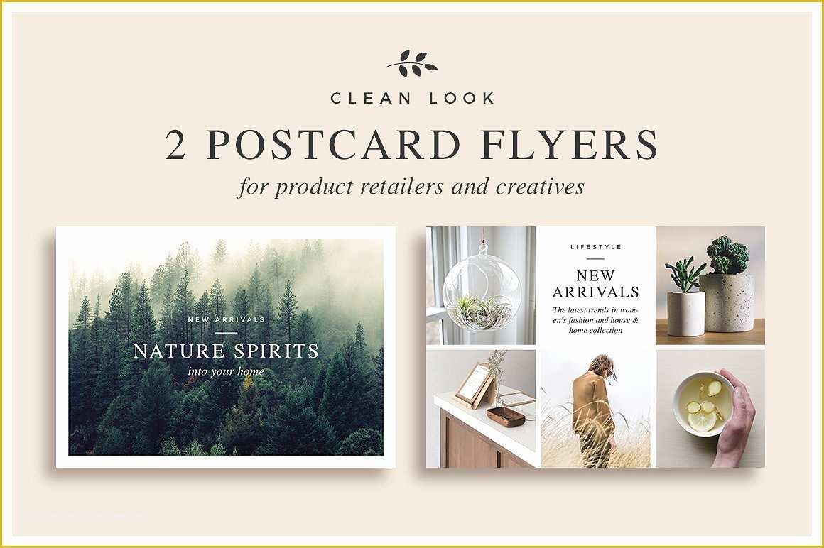 Free Typography Templates Of Postcard Flyers Flyer Templates Creative Market