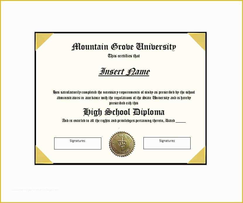Free University Diploma Templates Of 30 Real & Fake Diploma Templates High School College