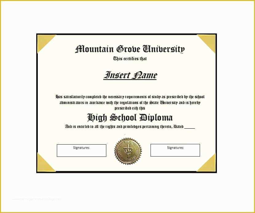 Free University Diploma Templates Of 30 Real &amp; Fake Diploma Templates High School College