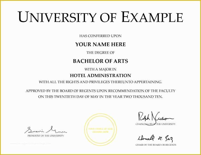 Free University Diploma Templates Of Buy A Fake College Diploma Line