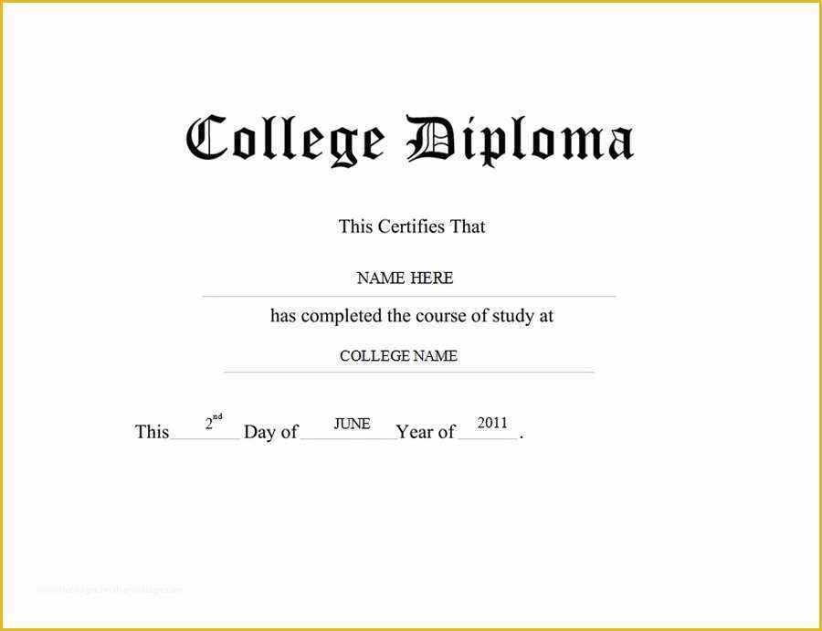 Free University Diploma Templates Of Diploma Free Templates Clip Art & Wording
