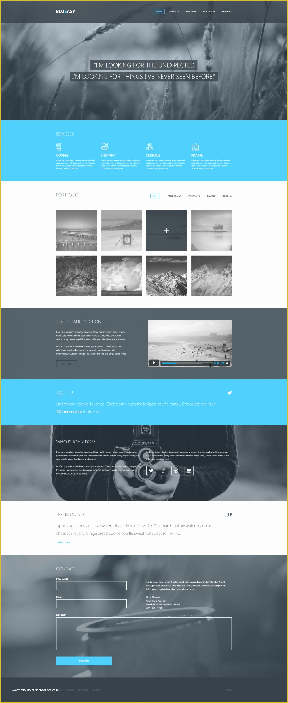 Free Ux Portfolio Template Of Blueasy Free Portfolio Template Cool Ui and Ux