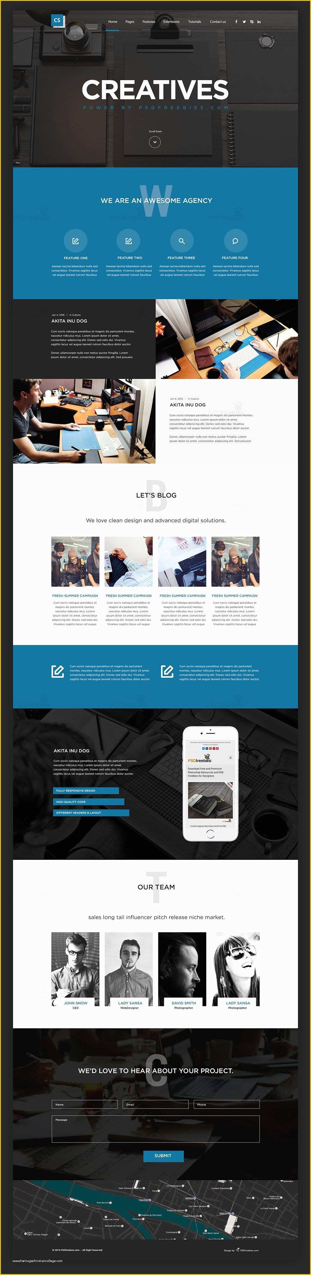 Free Ux Portfolio Template Of Creative Digital Agency Website Template Free Psd