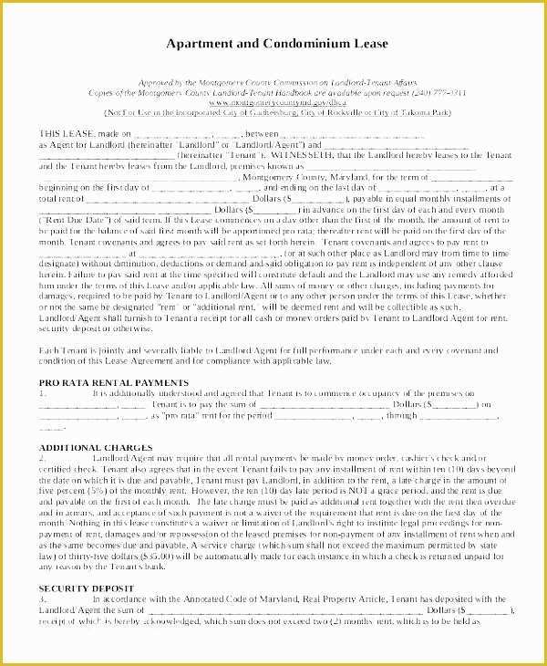 Free Vacation Rental Agreement Template Of Condo Rental Agreement Template Lease form Free Vacation