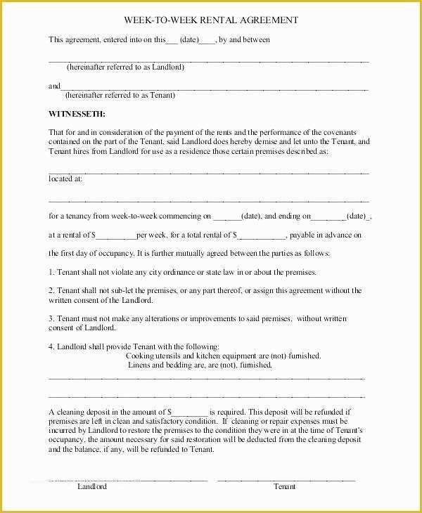 Free Vacation Rental Agreement Template Of Equipment Lease Agreement Template Elegant Condo Rental