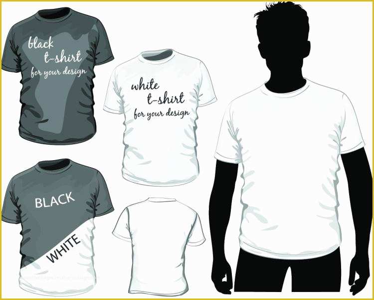 Free Vector Clothing Templates Of Fine Tshirt Template 01 Vector Free Vector 4vector