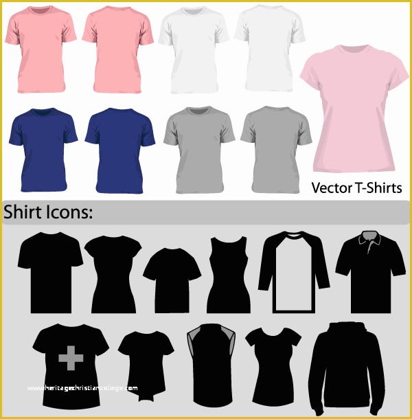 Free Vector Clothing Templates Of Free Blank T Shirt Template Vector