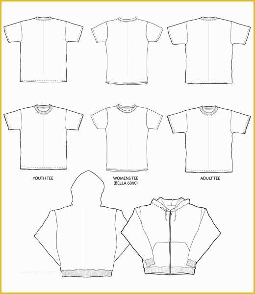 Printable Clothing Templates