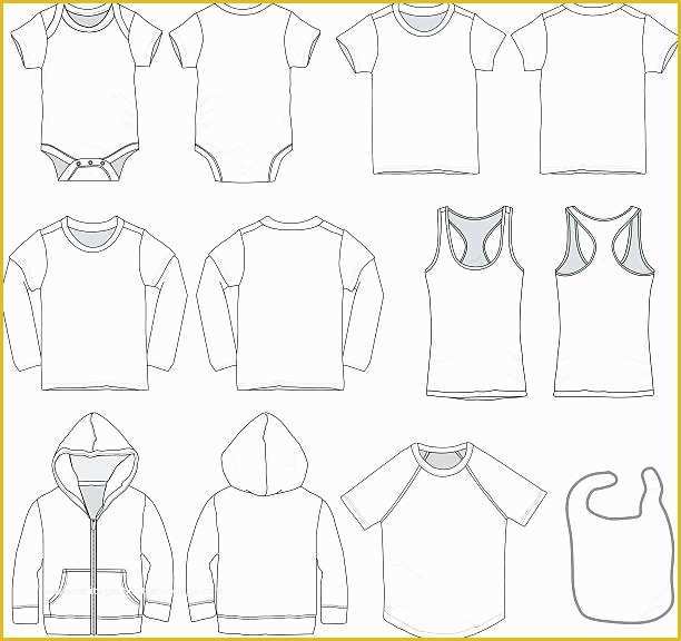 Free Vector Clothing Templates Of Royalty Free Esie Clip Art Vector
