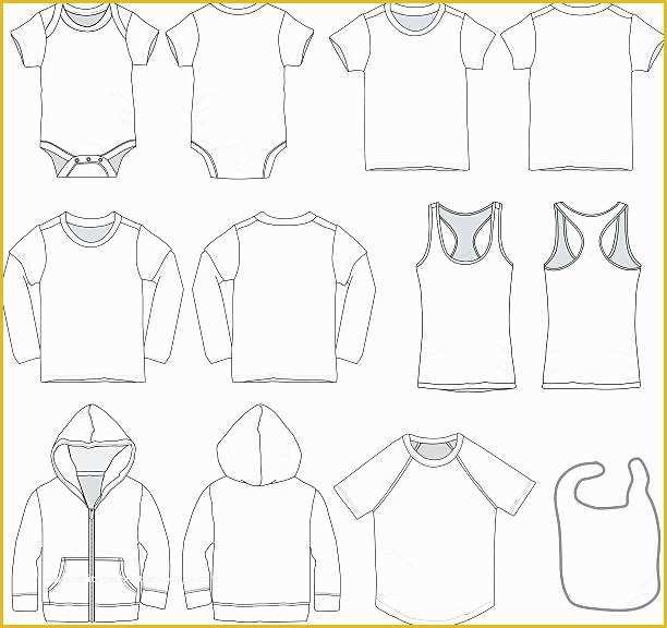 Free Vector Clothing Templates Of Royalty Free Esie Clip Art Vector