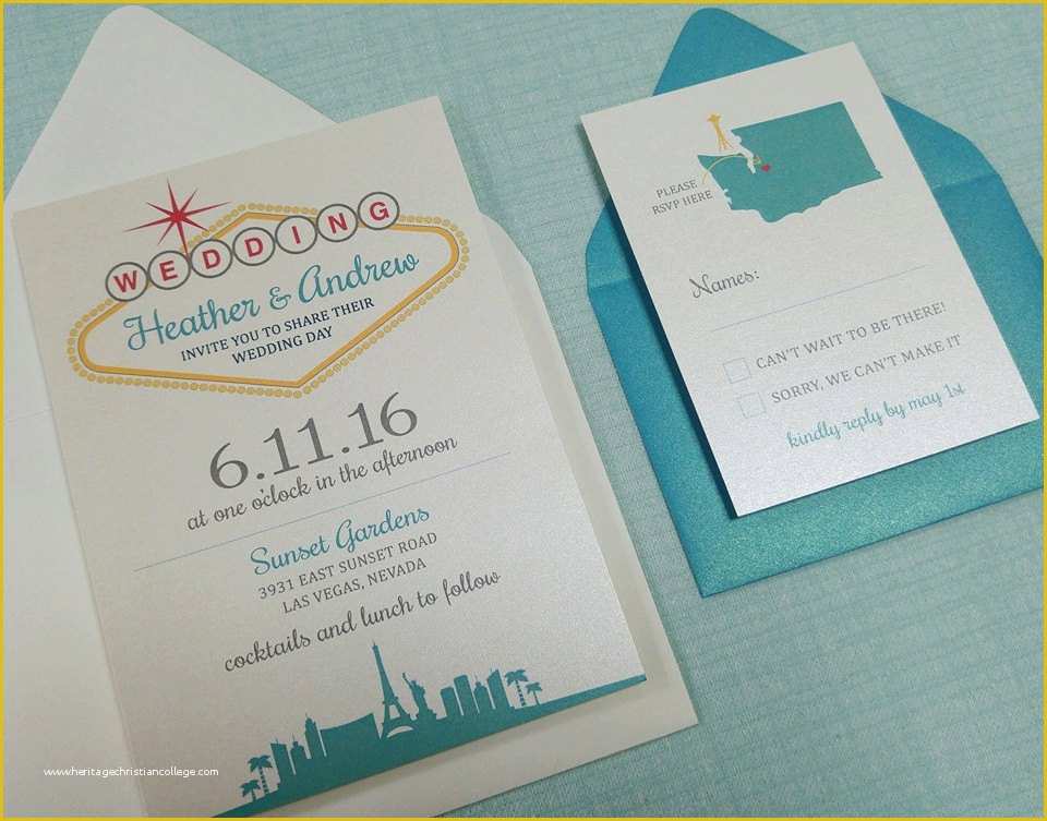 Free Vegas themed Invitation Templates Of Custom Las Vegas themed Wedding Invitation by